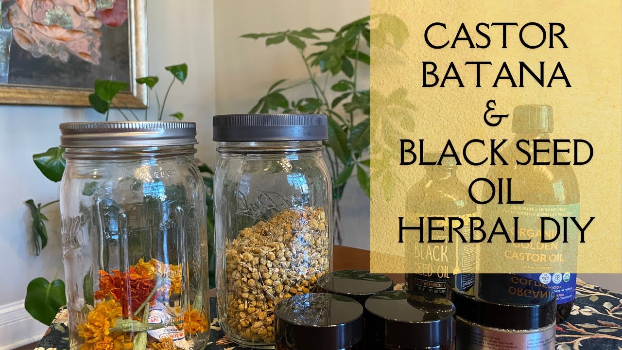 Benefits of Castor Oil, Black Seed & Batana DIY Herbal Balms - Grow Your Own Herbs at Home Garden