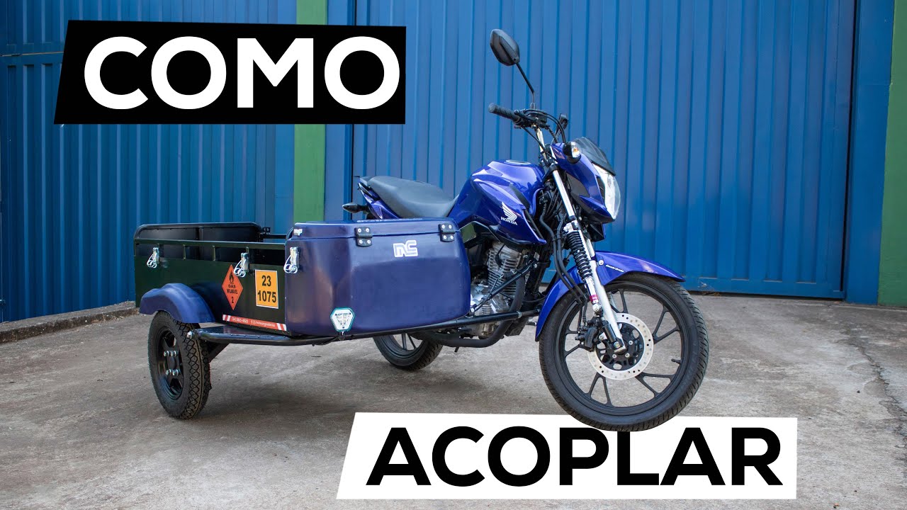 COMO acoplar o SIDECAR na HONDA CG