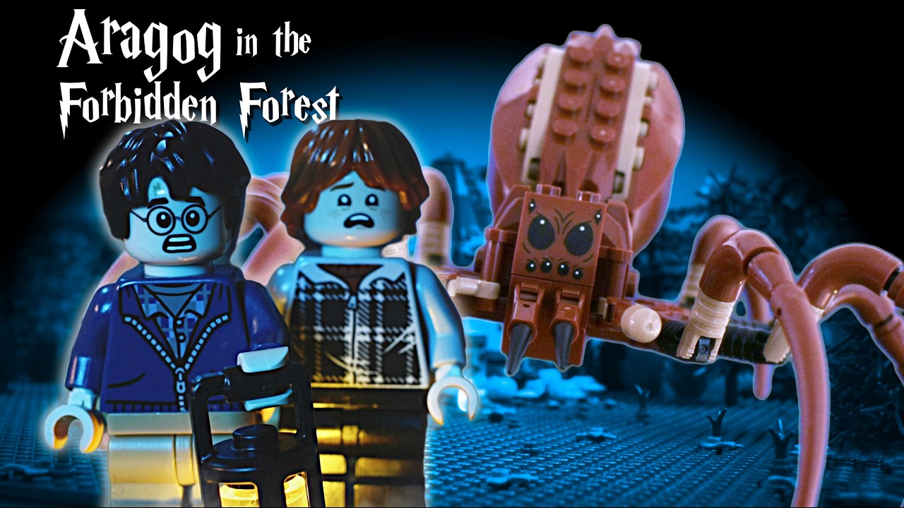 LEGO Harry Potter - Aragog in the Forbidden Forest in 3 minutes (stop-motion)