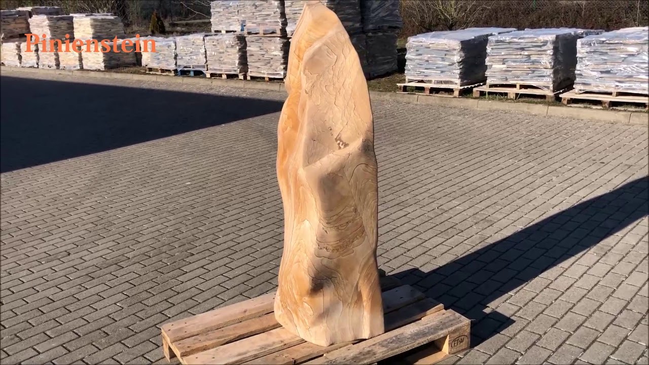 Pinienstein | Dekostein | Monolith | Kraftstein für Leichtigkeit
