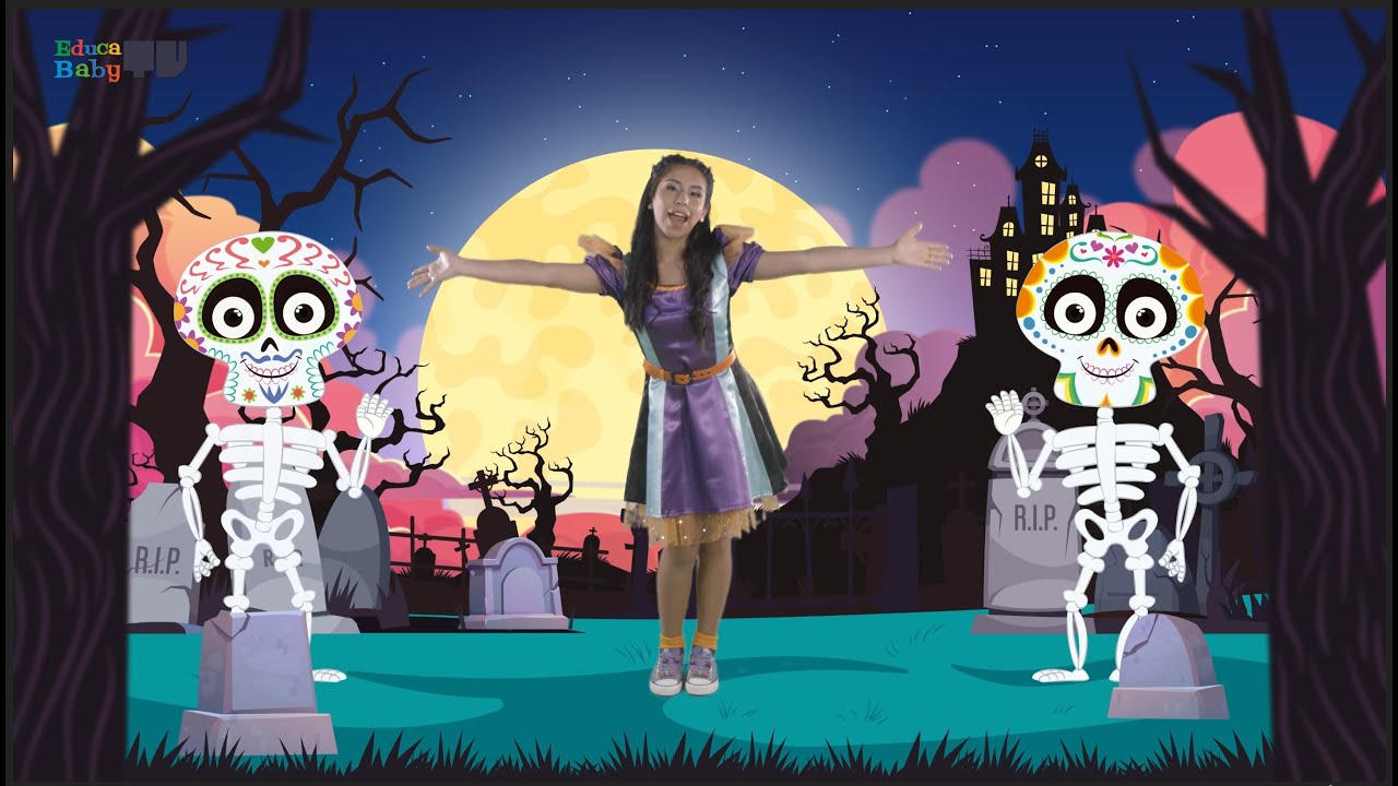 💀 Las Calaveras 💀 Salen De Su Tumba, CHUMBALA CACHUMBALA - Canciones Infantiles de Halloween