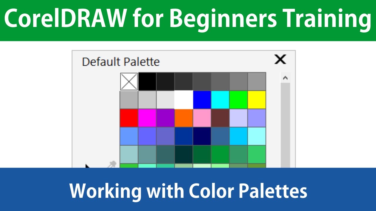 CorelDRAW for Beginners The Basics of Color Palettes Tutorial