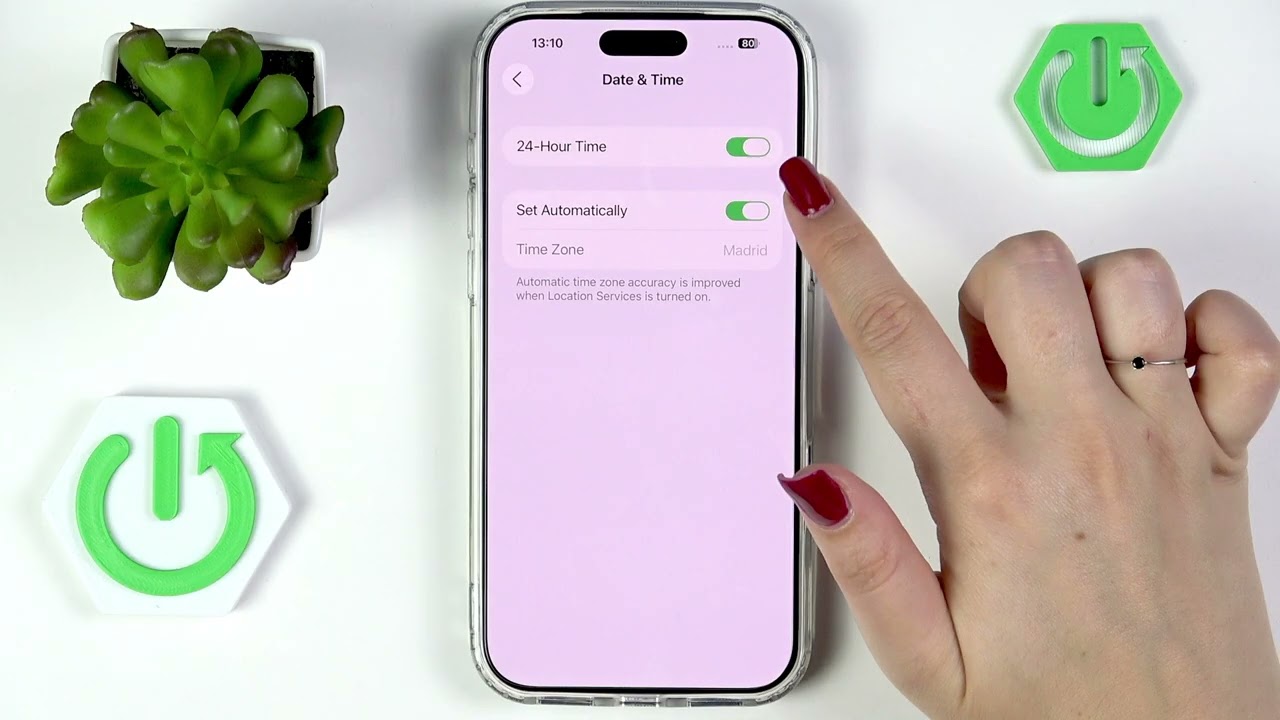iPhone 17 Pro Max — как изменить дату и время