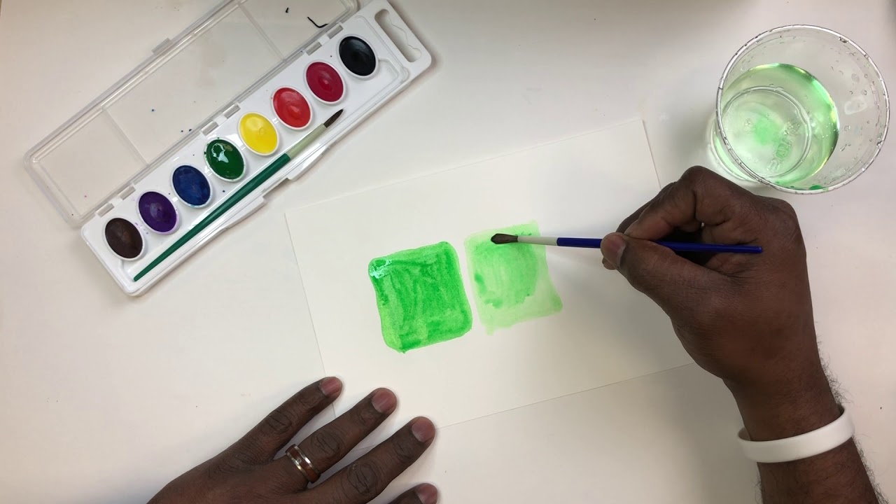 Art Lessons For Kids: Watercolor Value Practice Pt 1