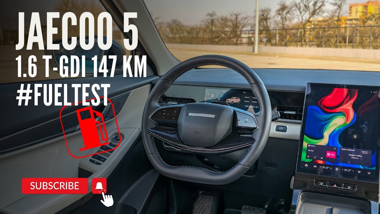 ILE PALI NOWY JAECOO 5?! 🤯 // Jaecoo 5 1.6 T-GDI 147 KM // Test spalania ⛽