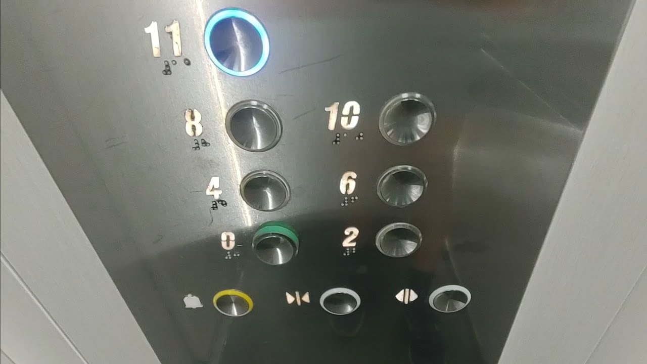 2x 2019 Otis Gen2 Life traction elevators in a residental building, Martinčekova, Bratislava, SK