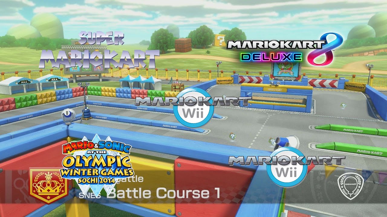 SNES Battle Course MashUp (Super Mario Kart)
