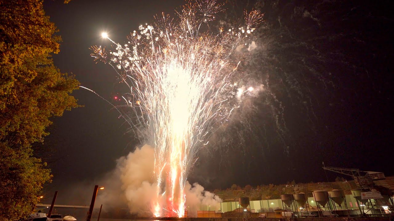 [4K] Kirbe Benningen 2025 - Gigantisches Feuerwerk &uuml;ber dem Neckar!