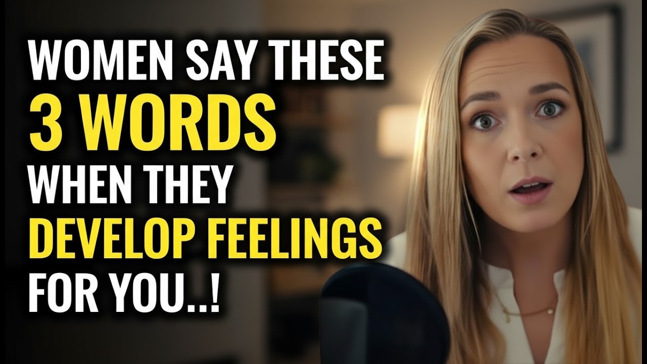 Women Say These 3 Words When They Develop Feelings For You 1080p caption