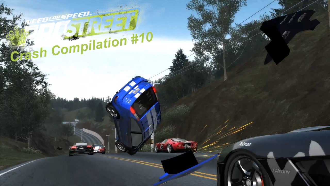 Need For Speed ProStreet Crash Compilation #10