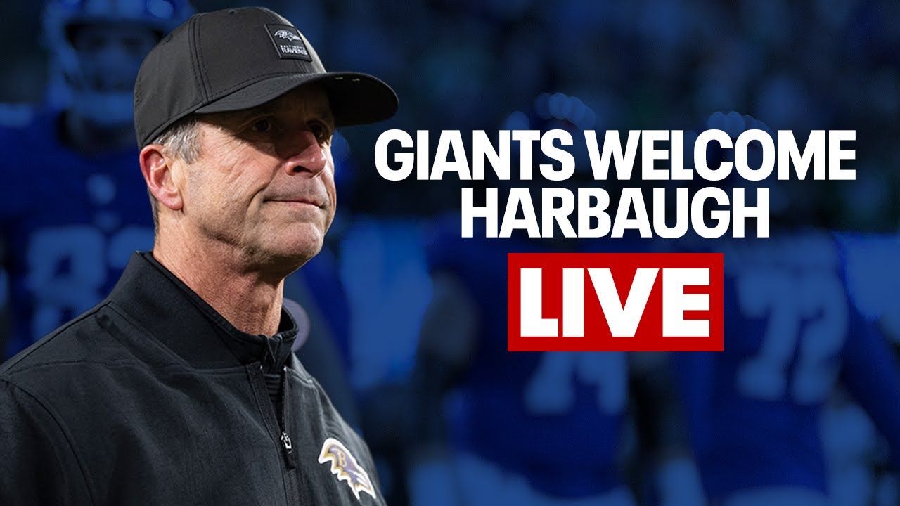LIVE: NY Giants introduce new head coach John Harbaugh