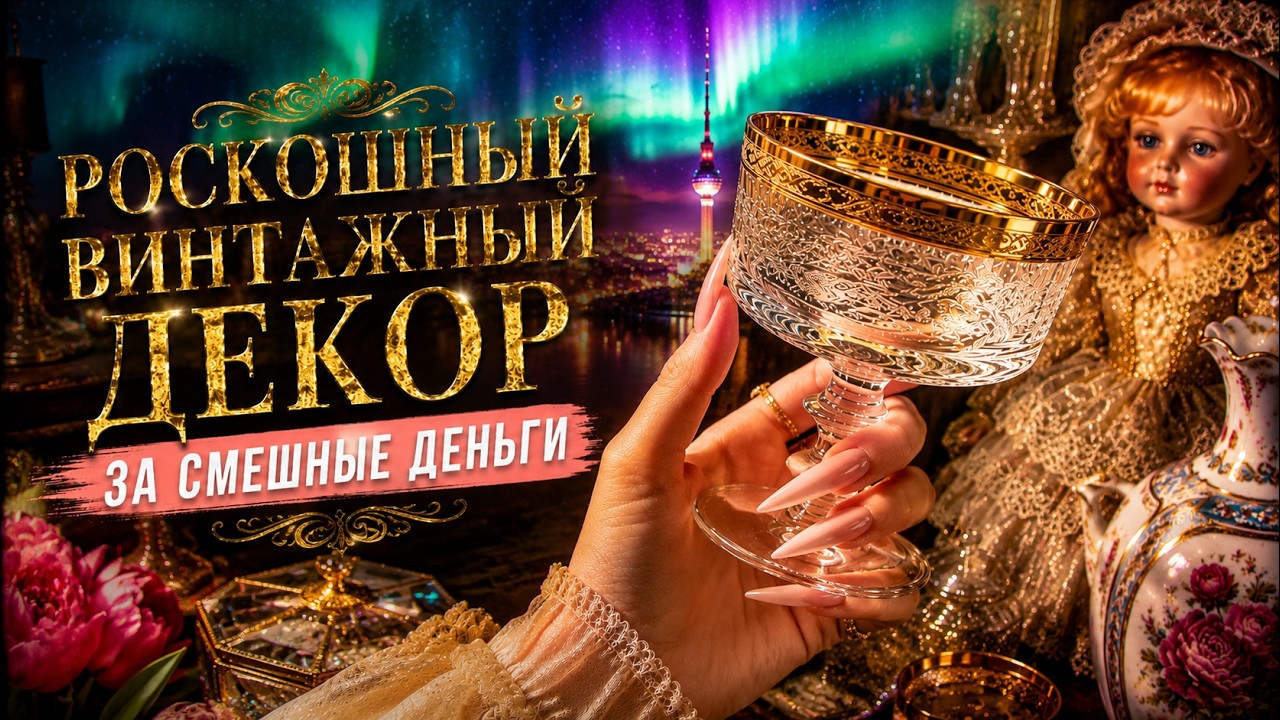 Редкий фарфор, старинные куклы и итальянский винтаж | Home Decor Thrift Haul
