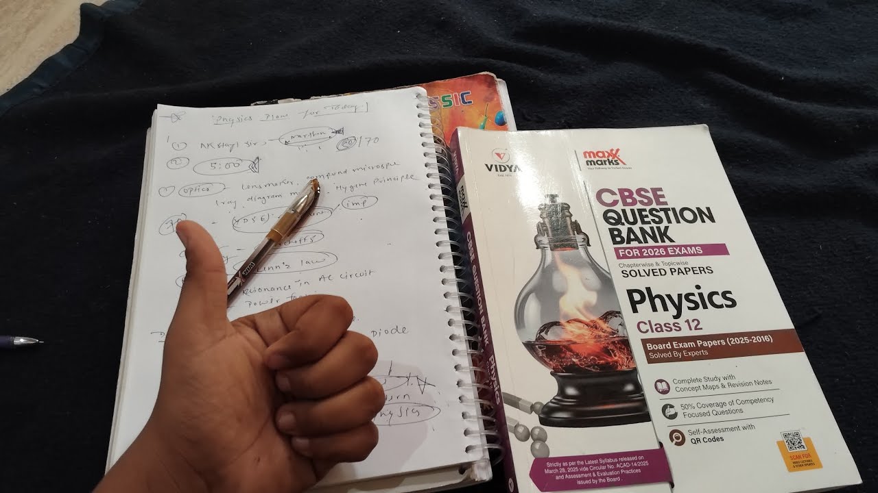 Score 50/70 in one day plan | can we do complete physics in one day | class 12 