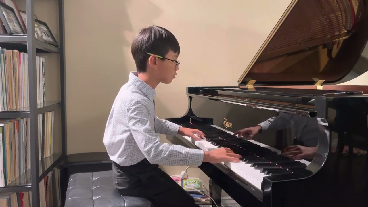Burgmuller The Knight Errant, Op. 100 No. 25 / Lawrence Chen, Age 10