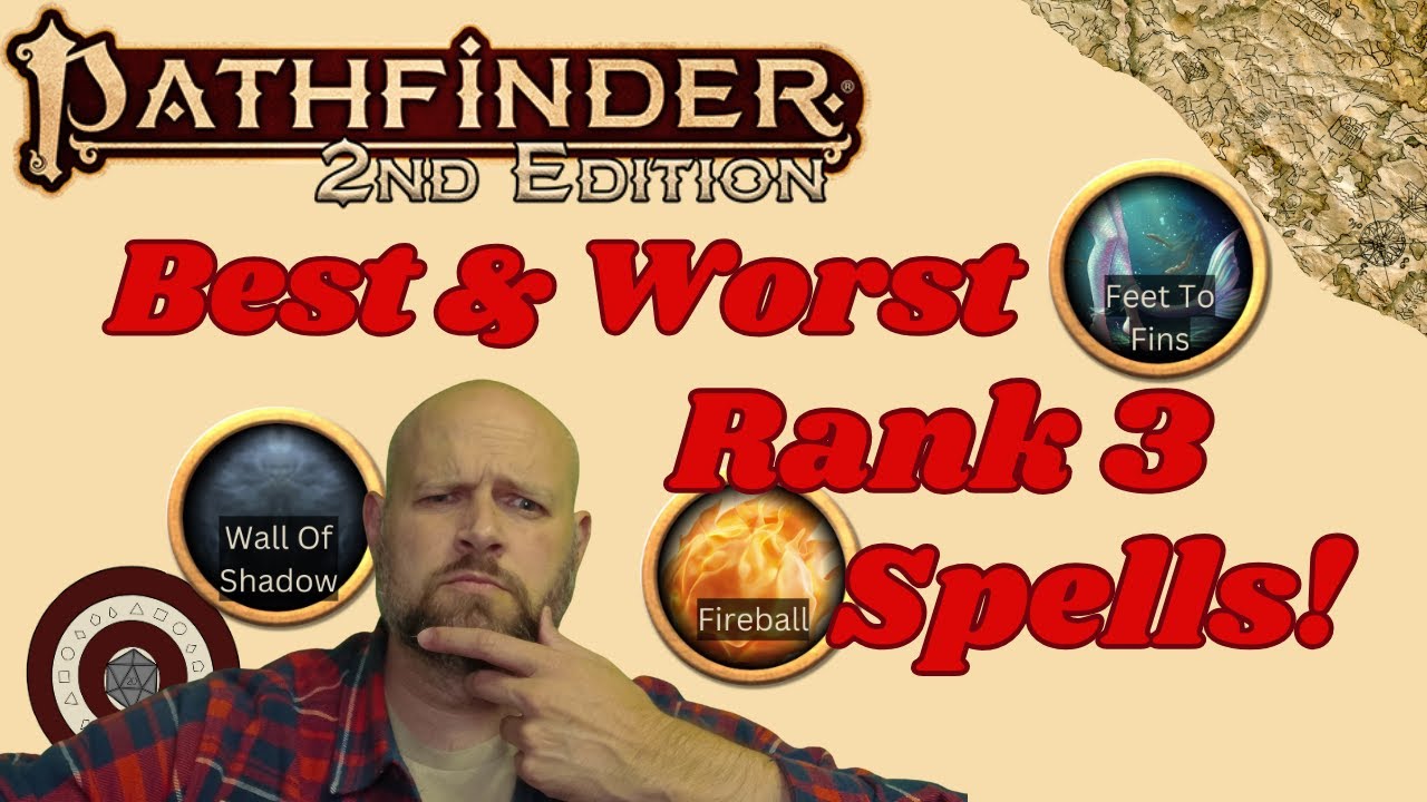 Pathfinder2e - My Top 5 and Bottom 5 Rank 3 Spells!