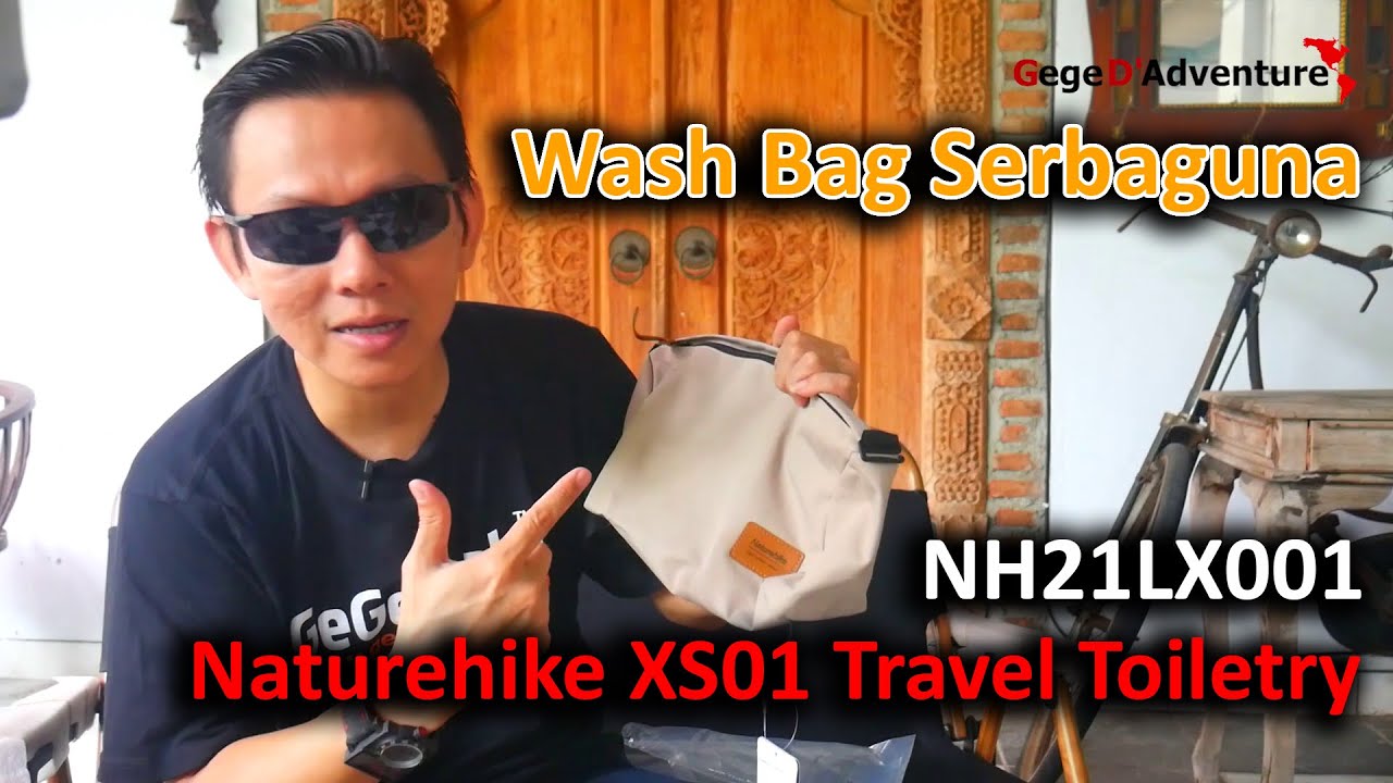 Riview Wash Bag Serbaguna Camping Glamping Naturehike XS01 Travel Toiletry Bag NH21LX001