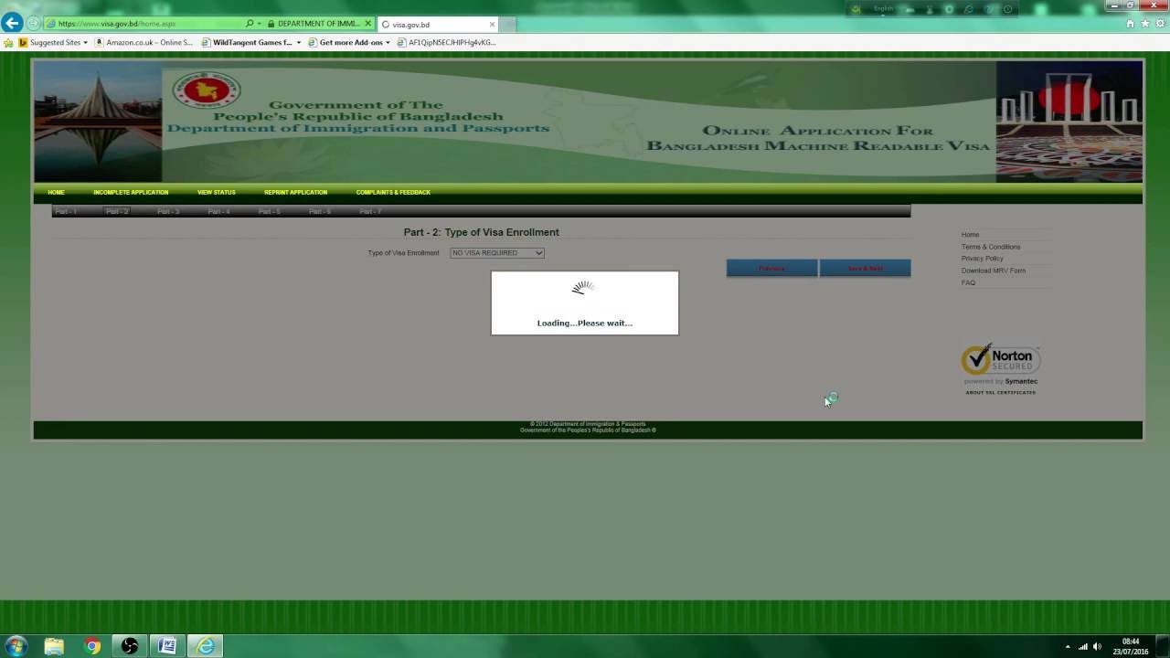 No Visa Required (NVR) for Bangladesh