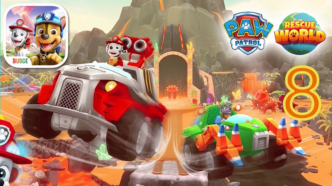 PAW Patrol Rescue World - DINO WILDS New Update With Chase, Marshall and Rocky