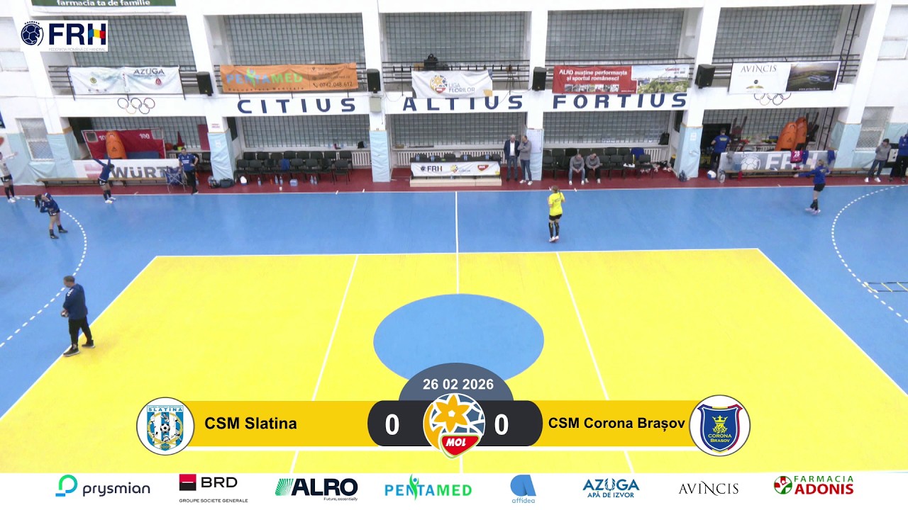 CSM Slatina - CSM Corona Brașov | Etapa 16 | Liga Florilor MOL