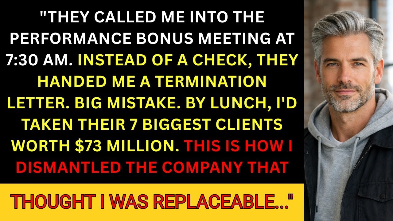 Fired During My Bonus Meeting—So I Walked Away With 7 Clients Before Lunch