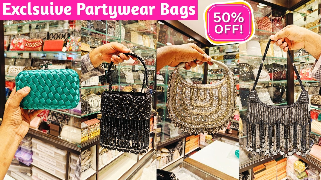 Ramzan Offer Half the Price On Designer Handbags Clutches Purses Kids Spl Sling Bags HairAccessories