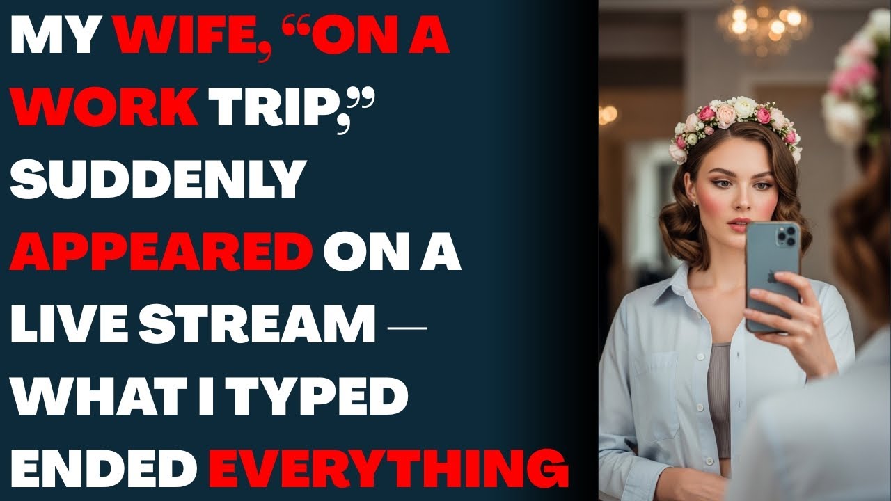 My Wife, “On a Work Trip,” Suddenly Appeared on a Live Stream — What I Typed Ended Everything