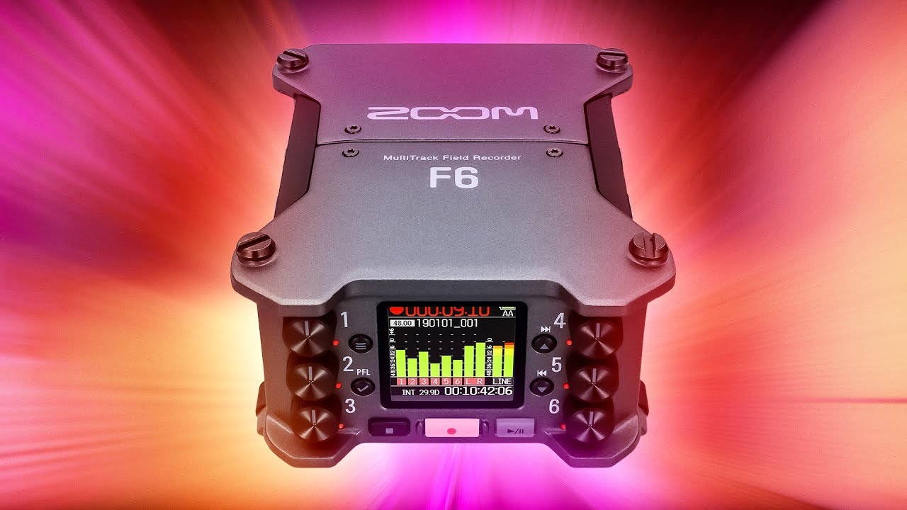 The NEW Zoom F6 | A Powerful, Professional Tool for All Your Pro-Audio Recording Needs