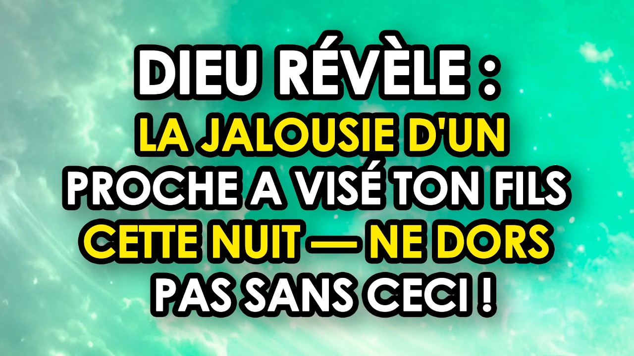 🔴 DIEU RÉVÈLE La Jalousie D'Un Proche A Visé Ton Fils Cette Nuit — Ne Dors Pas Sans Ceci !