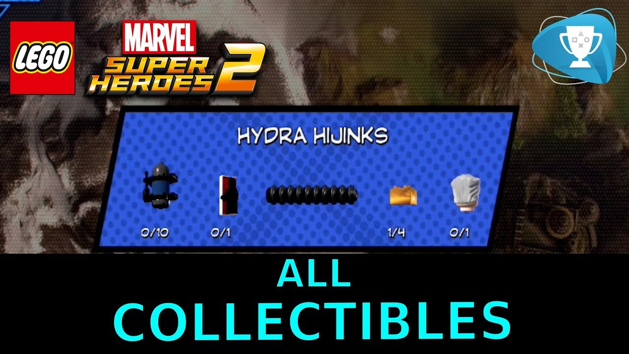 Lego Marvel Super Heroes 2 - ALL MINIKITS, STAN LEE, CHARACTER TOKEN, LEVEL 5 Hydra Hijinks