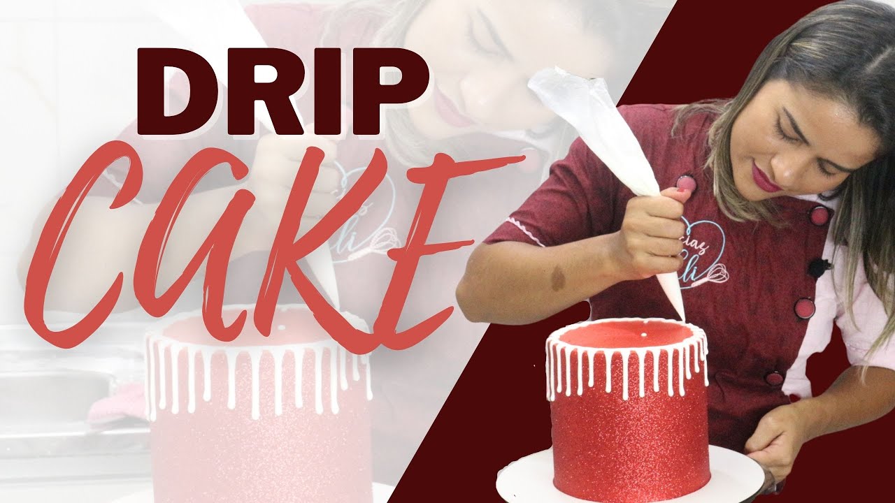 COMO FAZER DRIP CAKE COM CHANTILLY l SUPER FÁCIL