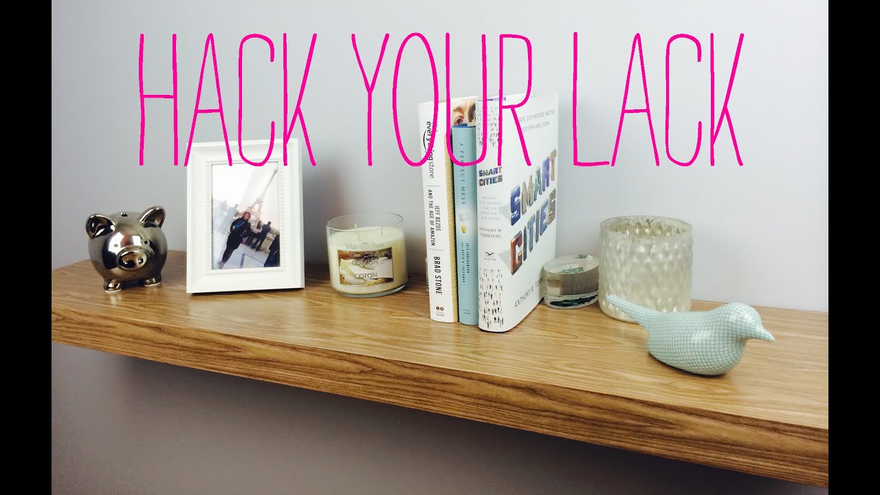 Ikea Hack - Lack Shelf DIY with Contact Paper
