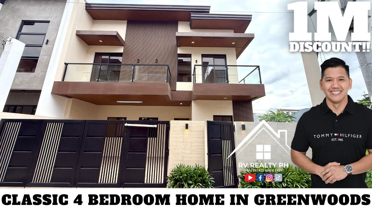 House Tour 59: Classic 4 Bedroom Home in Greenwoods! With ₱1M Discount!!