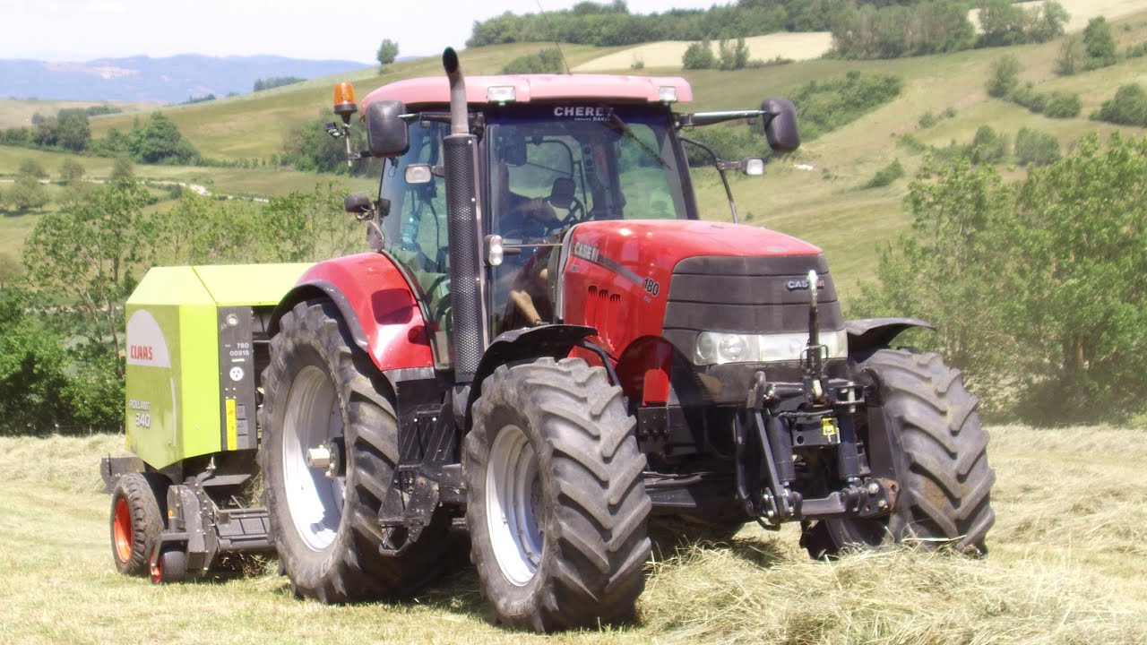 Foin - Fenaisons 2022 / IH 844-SB Sounds / Case IH Puma 180CVX Sounds / Claas Arion 420 / CAT TH407