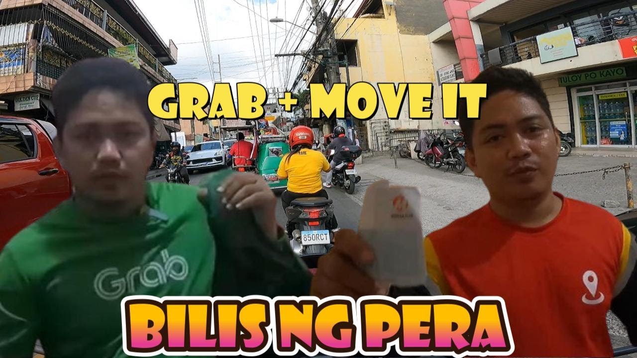 Grab express+move it Bilis nang kita / Buhay delivery rider