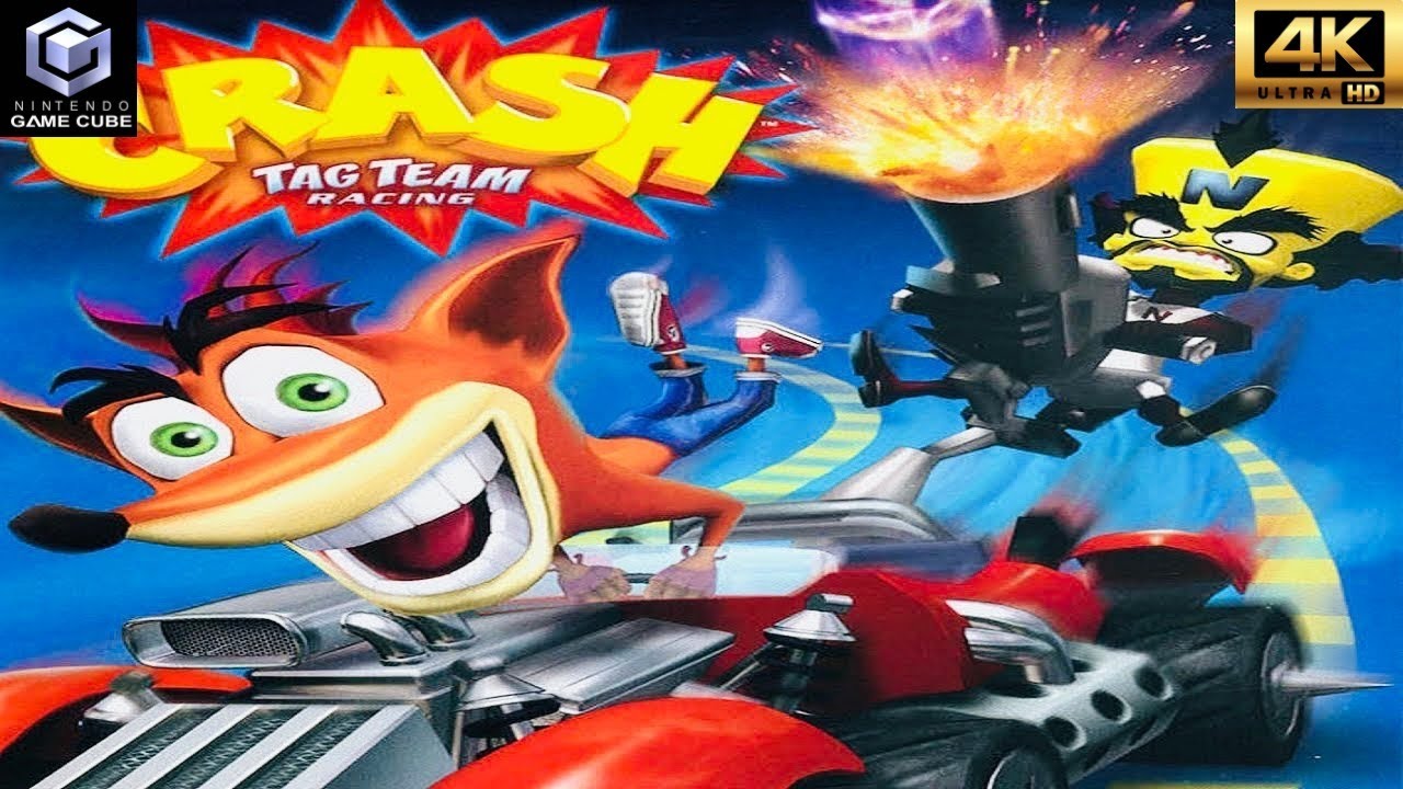 Crash Tag Team Racing (GC) Full Gameplay  | 4K ⁶⁰ᶠᵖˢ