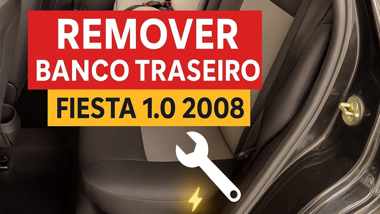 Como Remover o Banco Traseiro do Fiesta 1.0 2008 Passo a Passo!