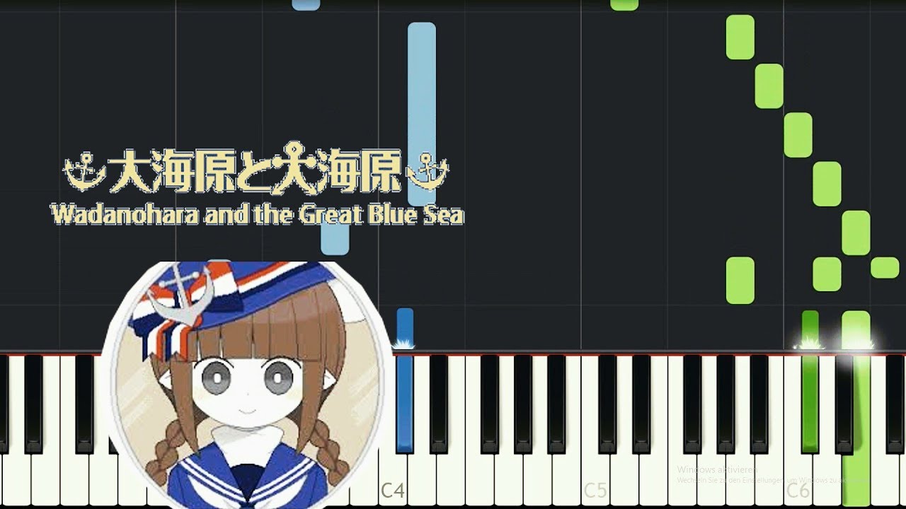 Wadanohara - Moonstones (Synthesia/Piano)
