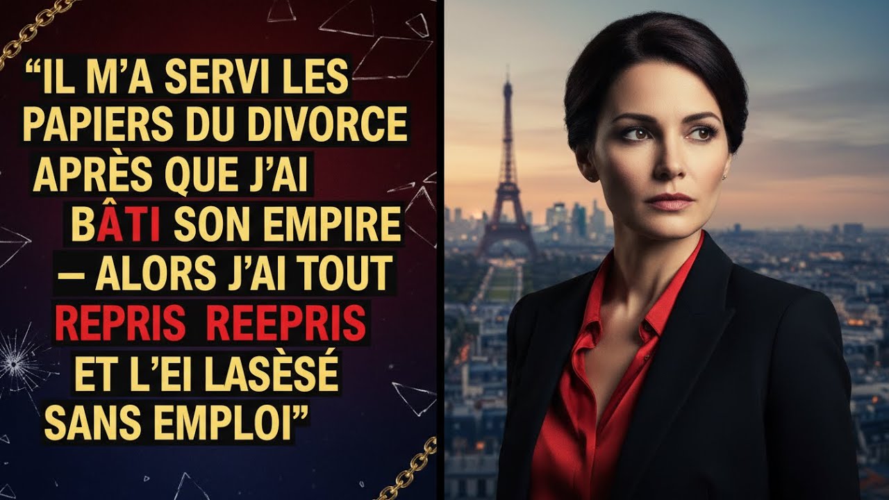 IL M’A SERVI LES PAPIERS DU DIVORCE APRÈS QUE J’AI BÂTI SON EMPIRE — ALORS J’AI TOUT REPRIS ET L’AI