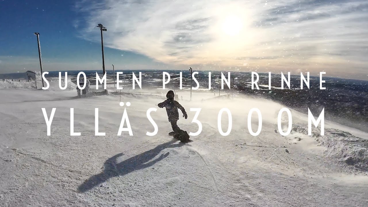 YLLÄS SUOMEN PISIN RINNE  3000M !