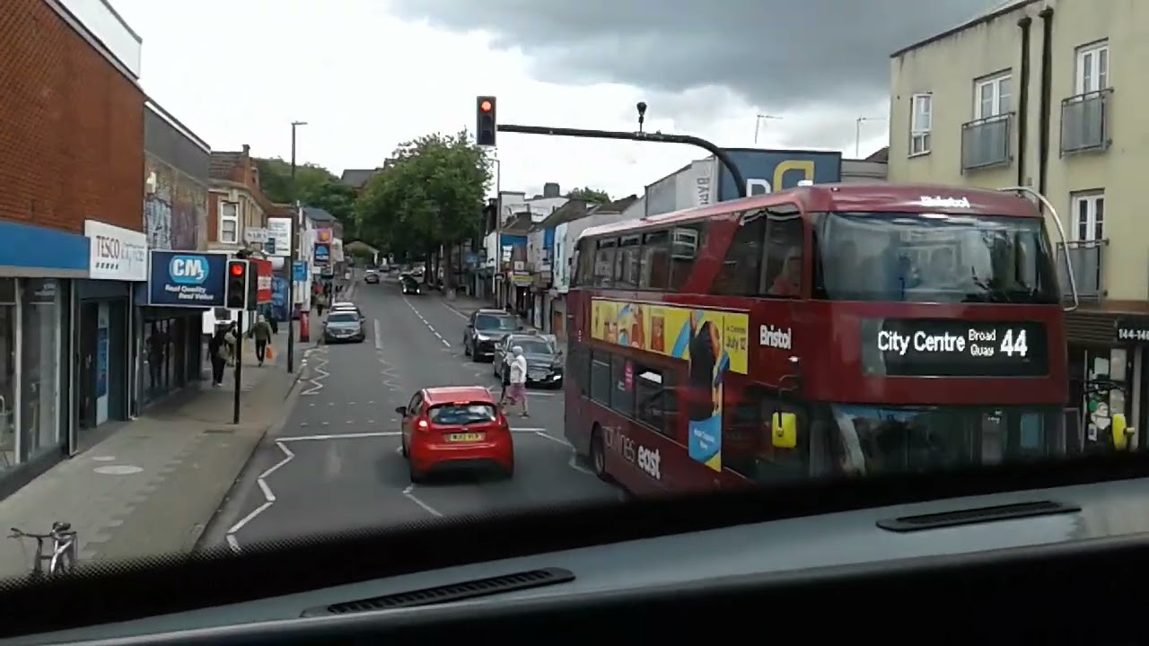 Bristol bus 42 Old Market to Cherry Garden, Oldland Common
