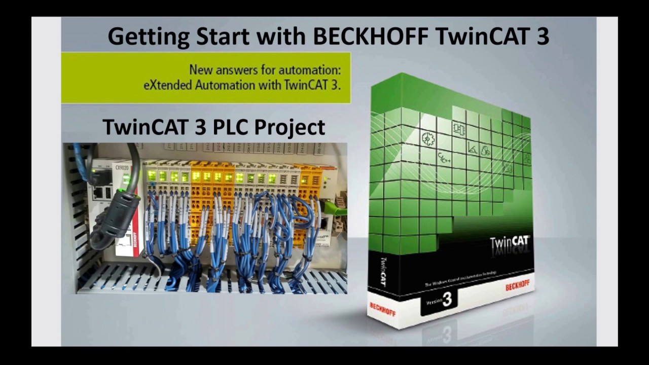 BK01. Начало работы с BECKHOFF TwinCAT 3: как настроить проект ПЛК, переменные и программу
