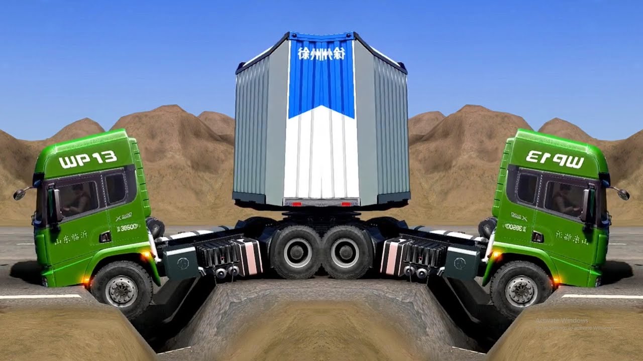 MOBIL TRUK DANCE TIKTOK - TRUK JOGET JOGET LUCU | XE TẢI NHẢY TIK TOK ##107