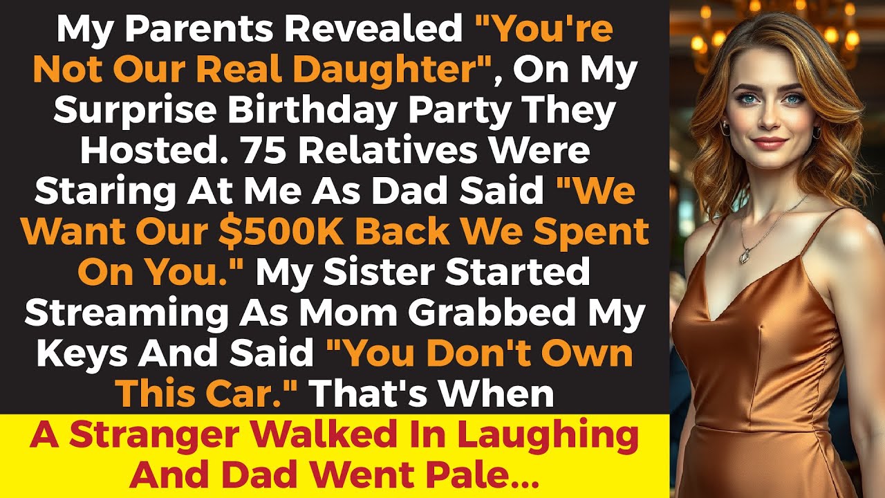 My Parents Revealed I'm Not Their Daughter, Demanded $500K Back. A Stranger Walked In And Dad Froze