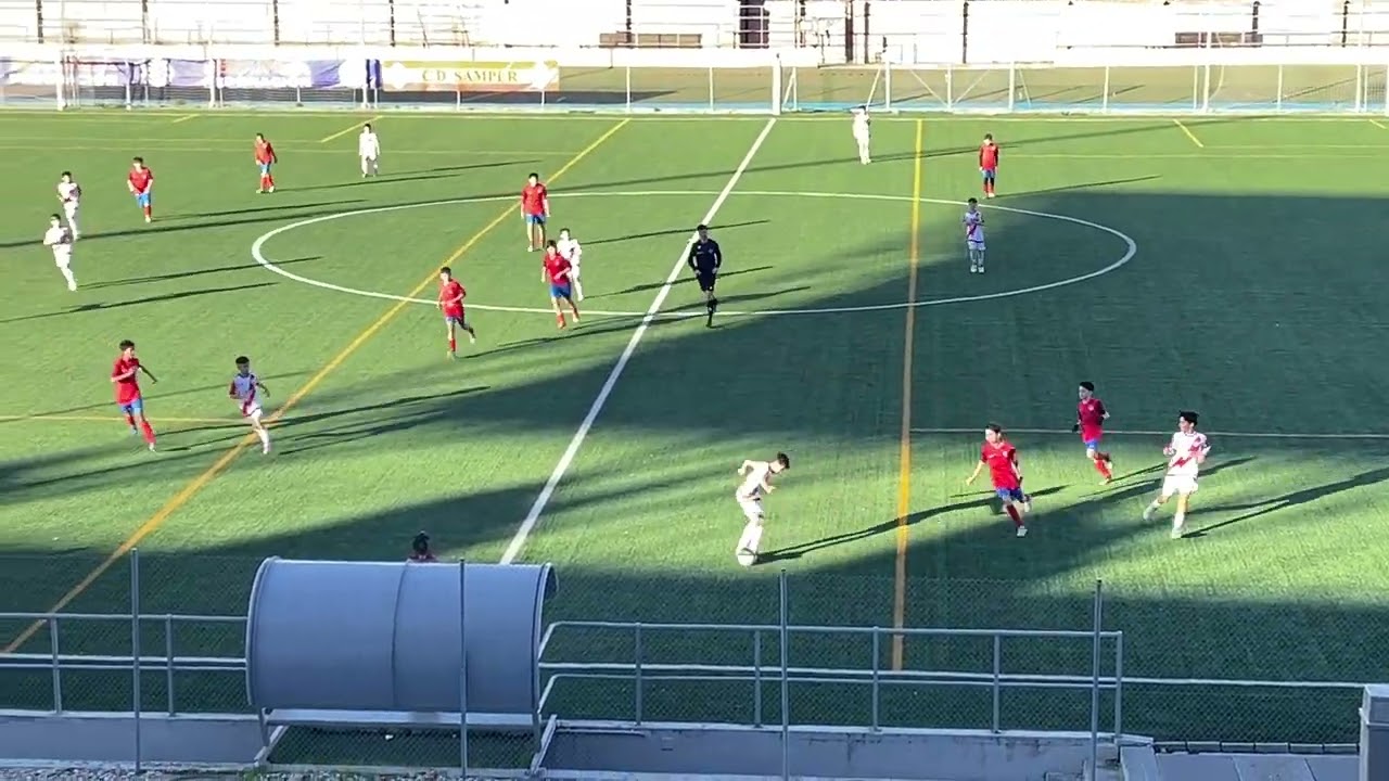 CDB COSLADA (1-5) F RAYO VALLECANO E. Primer tiempo. Infantiles
