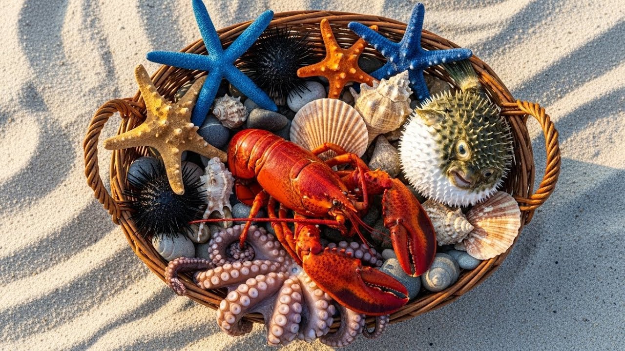 Catch & Release Ocean Creatures  Octopus 🐙, Crabs 🦀 & Fish