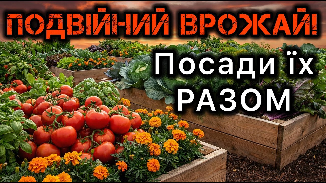 ПОДВІЙНИЙ врожай без добрив: просто посади ЦЕ поруч.