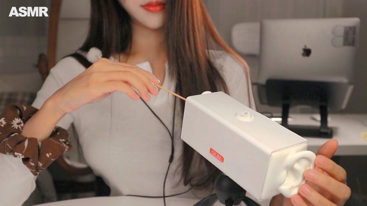 ASMR 👂🏻🎄크리스마스 밤의 SR3D 돌고막 귀청소 + 알로에 귀 마사지 + 귀 태핑 가득│누군가에게 위로가 된다는 것, 이야기 나누며 함께 해요🌙
