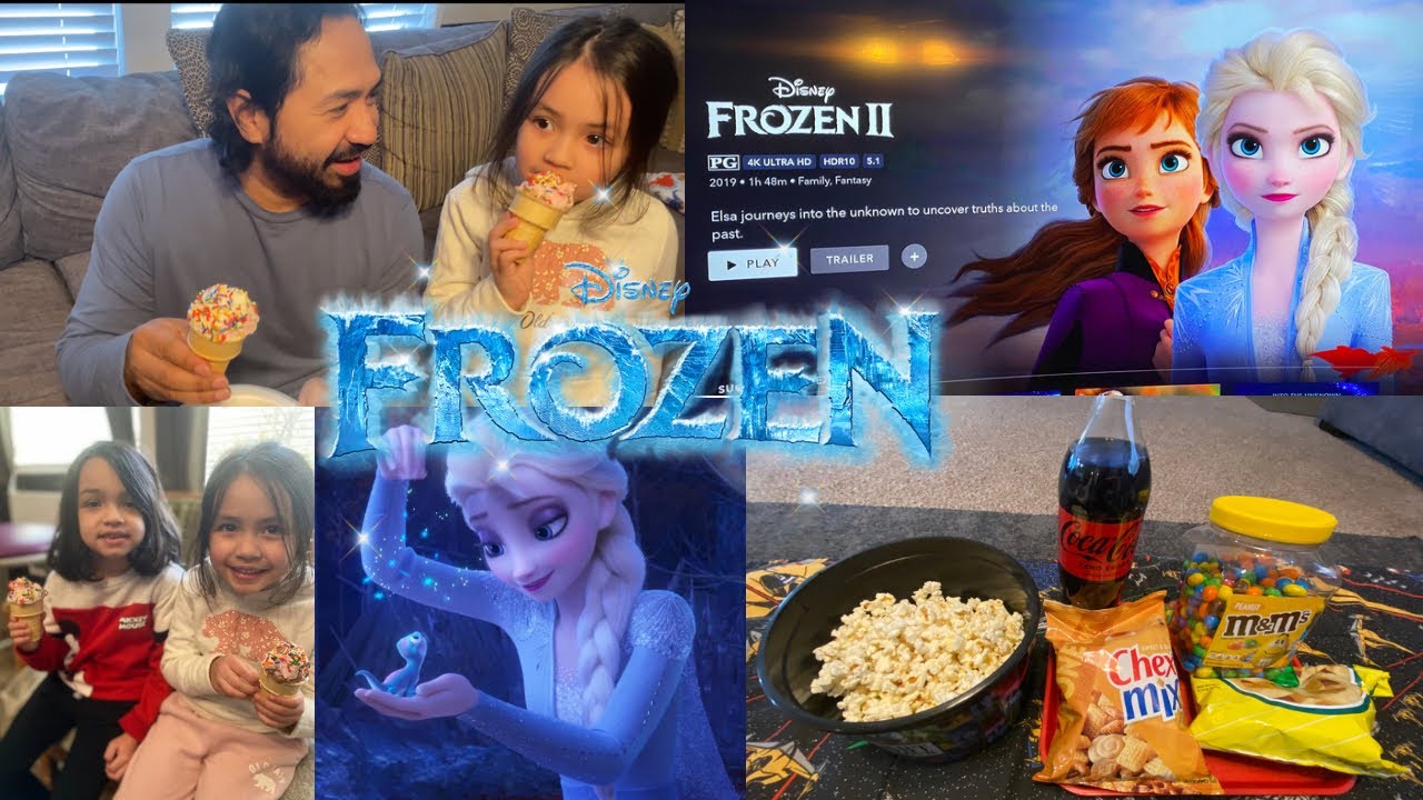 Disney&rsquo;s Frozen Movie Watch Party + Ice Cream!