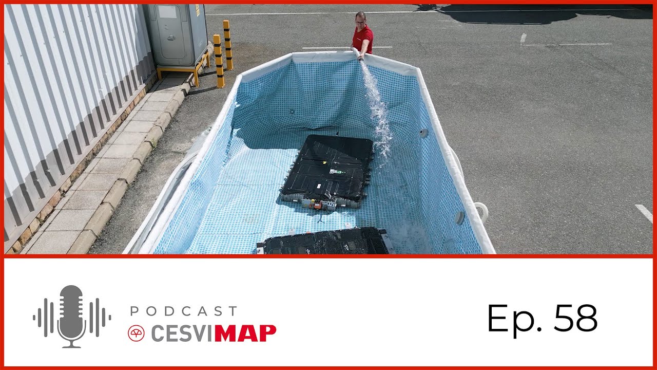 🔋🚗💧¿Qué ocurre cuando un coche eléctrico se inunda? | CESVIMAP Podcast 58
