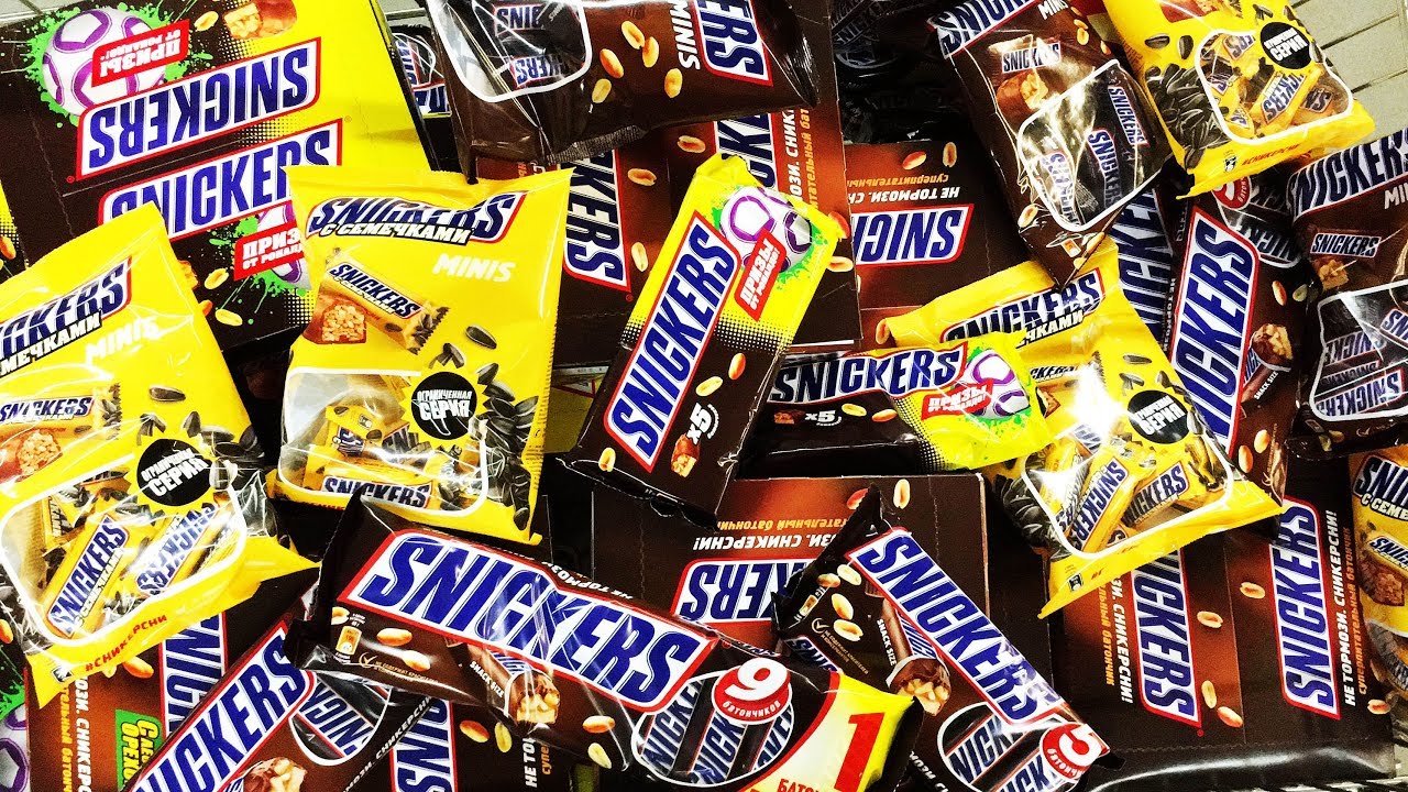A Lot Of FootBall Snickers NEW CANDY 2018 #23 ASMR / АСМР ЗАКУПКА СНИКЕРСОВ
